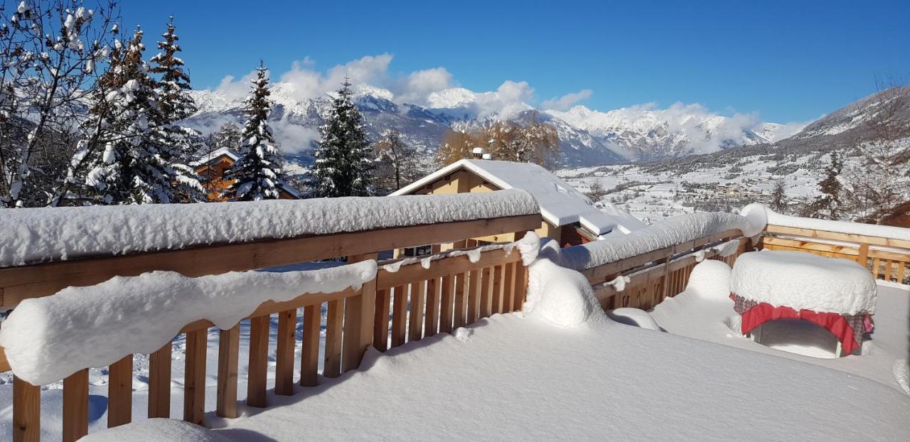 Chalet 19 Personnes Le Petit Mozart Villa Les Orres Bagian luar foto