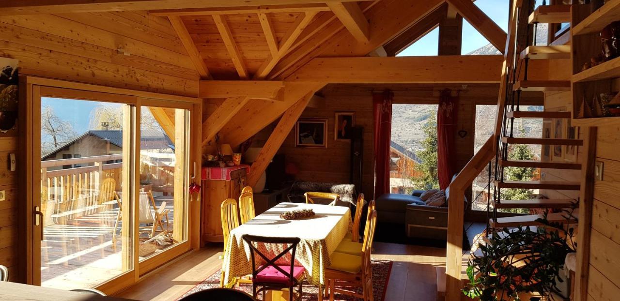 Chalet 19 Personnes Le Petit Mozart Villa Les Orres Bagian luar foto